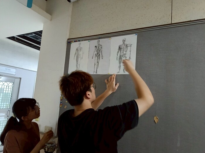 2025/06/10-人體骨架+肌肉 繪畫展覽圖片